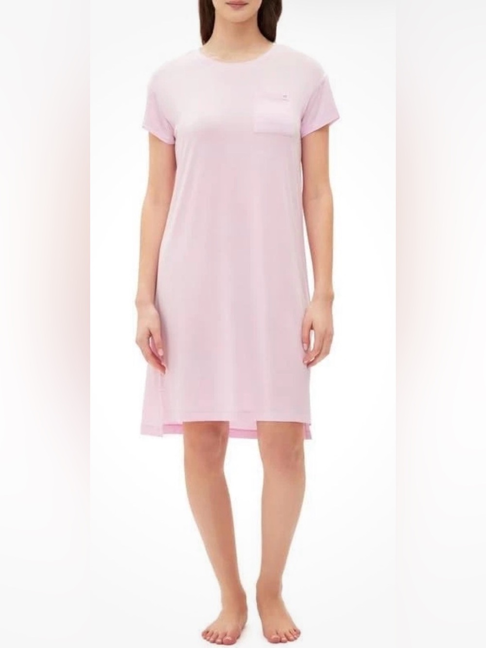 Gap GapBody Women’s Short-Sleeve Dorm Nightgown (Butterfly Pink, XL)